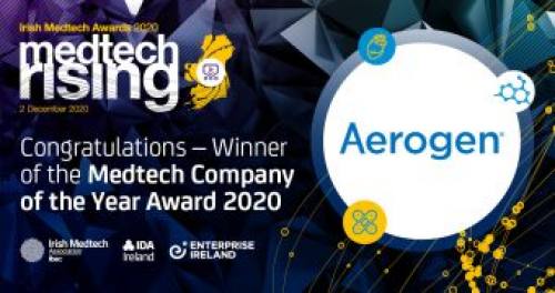 Aerogen awarded Irish Medtech Company of the Year 2020